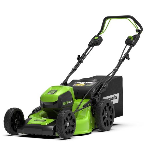 Fűnyíró fűgyűjtős, akkumulátoros, önjáró Greenworks GD60LM46SP 60 v, 46 cm, akku- és töltő nélkül