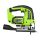 Szúrófűrész akkumulátoros Greenworks GD24JS 24v, fa: 100mm, fém: 8mm, dekopir, akku és töltő nélkül
