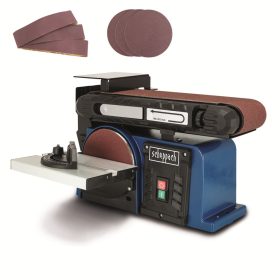   Scheppach BTS 900 - multifunkciós asztali szalag- és homlokcsiszoló (5903306901)