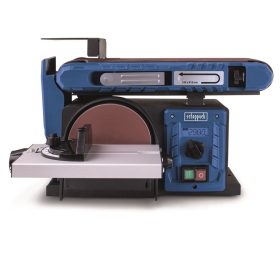   Scheppach BTS 800 VARIO - multifunkciós asztali szalag- és homlokcsiszológép állítható sebességgel (5903313901)