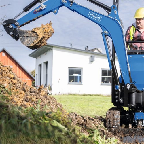 Scheppach EXC 1400 - mini forgó kotrógép (5915003903)