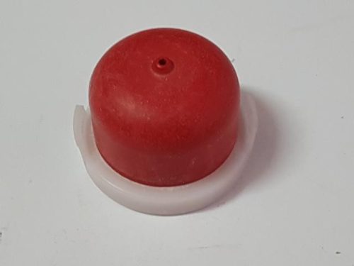 Karburátor szivatógomb Briggs 450EX, 550EX, 08P502 lyukas, műanyag rögzítőtokkal