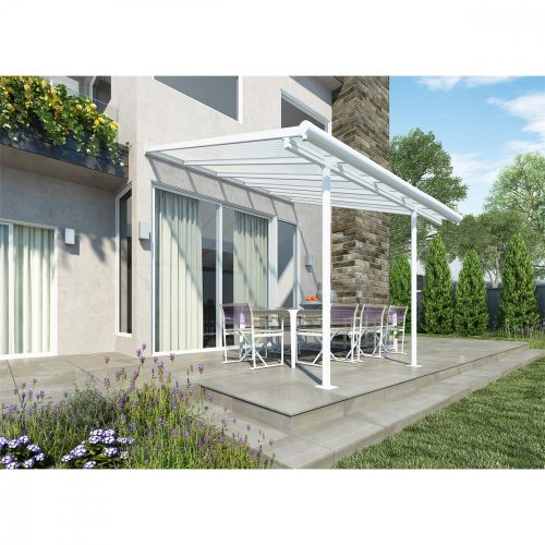 Palram Sierra 3000 fehér 3 x 3 pergola kérheted összeszereléssel