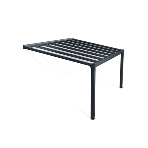 Palram - Canopia Stockholm 3,4 x 5,2 szurke pergola kérheted összeszereléssel