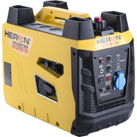   HERON benzinmotoros áramfejlesztő, 2 kVA, 230V, digitális szabályzású