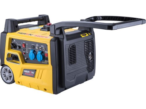 Heron benzinmotoros áramfejlesztő, kézi indítás, 3,0 kVA, 230V, 1 fázisú, inverteres