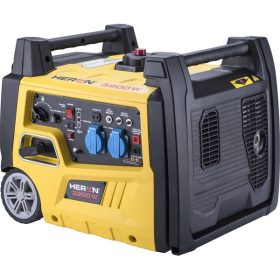  Heron benzinmotoros áramfejlesztő, táv- és önidítóval 3,0 kVA, 230V, 1 fázisú, inverteres