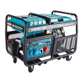   Heron benzinmotoros áramfejlesztő, 13/11 kVA, három- és egyfázisú, benzin üzemű, önindítós