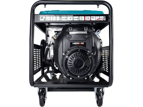 Heron benzinmotoros áramfejlesztő, 13/11 kVA, három- és egyfázisú, benzin üzemű, önindítós