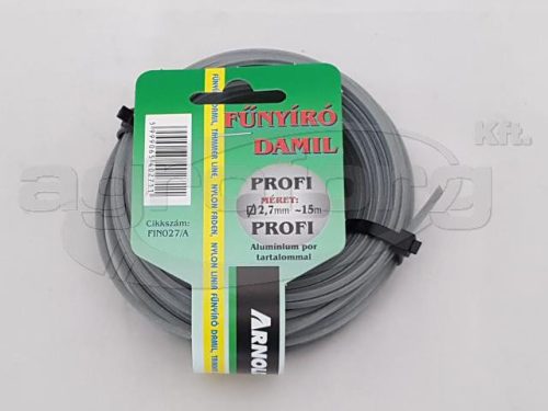 Damil 2.7mm szögletes 15 méter alu  olasz