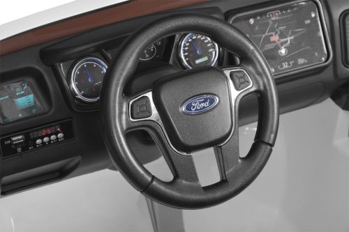 Ford Ranger - akkumulátoros gyerek terepjáró fehér (FORDRANGER-WHITE)