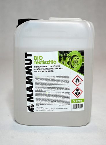 Féktisztító MAMMUT  bio 5 liter
