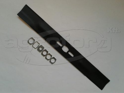 Fűnyíró kés  480 mm, univerzális, egyenes, betétgyűrűvel utángyártott