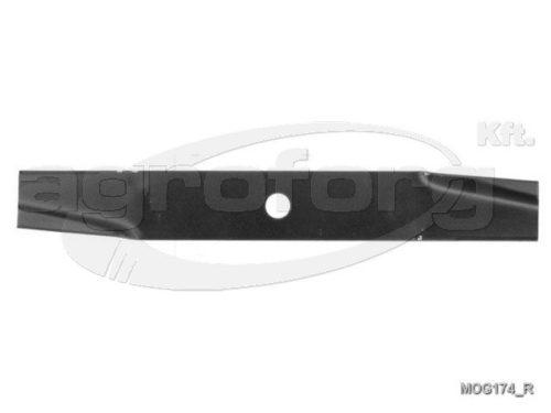 Fűnyíró kés Agrimotor KK38 370mm, 17mm utángyártott