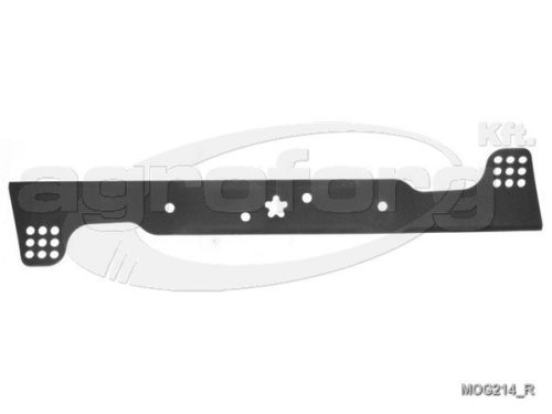 Fűnyíró kés Husqvarna J55S, P56-675, JET55S 556mm, 5 ágú csillag, 5 furatos utángyártott