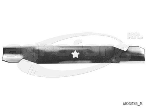 Fűnyíró kés Husqvarna LT100, LT112 457mm, 5 ágú csillag, 1 furatos, utángyártott