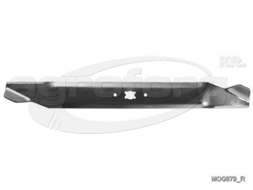 Fűnyíró kés MTD GES53 530mm, 4 ágú csillag, 3 furatos utángyártott