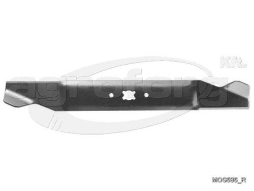 Fűnyíró kés MTD GES46, YM5018, 46SP 455mm, 4 ágú csillag, 3 furatos utángyártott