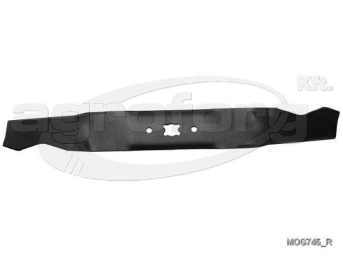 Fűnyíró kés MTD 48SPB, SPK48 478mm, 4 ágú csillag, 3 furatos utángyártott