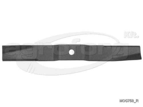 Fűnyíró kés Kubota RC48 420mm, 18.2mm, 1 furatos, balra forgó utángyártott
