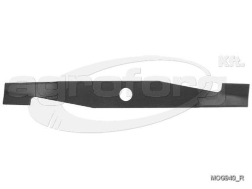 Fűnyíró kés Zengő  450mm, 10mm, 1 furatos utángyártott