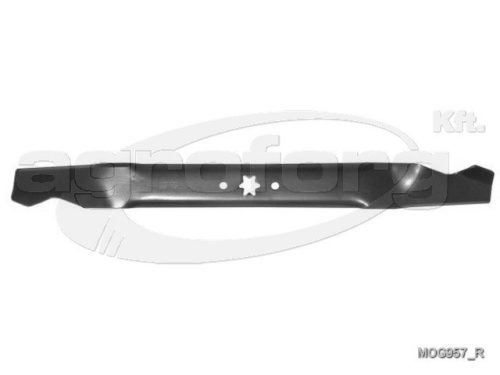 Fűnyíró kés MTD Pinto 603mm, 6 ágú csillag, 3 furatos utángyártott