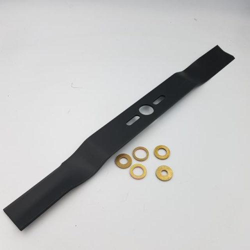 Fűnyíró kés Univerzális  530 mm, univerzális hajlított, betétgyűrűvel utángyártott