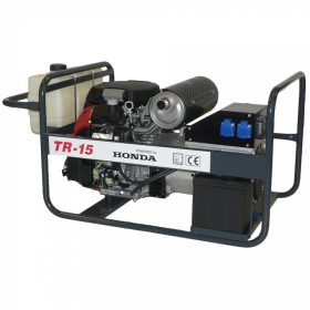   Tresz TR-15 Háromfázisú Honda motoros áramfejlesztő Díjmentesen beüzemelve