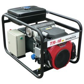   Tresz TR-16 AVR háromfázisú Honda motors áramfejlesztő Díjmentesen beüzemelve