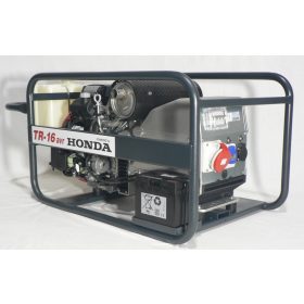   Tresz TR-16 AVR háromfázisú Honda motors áramfejlesztő Díjmentesen beüzemelve (TR-16 AVR)