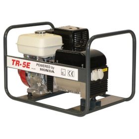   Tresz TR-5E AVR Egyfázisú Honda motoros áramfejlesztő Díjmentesen beüzemelve