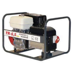   Tresz TR-6,5 AVR Háromfázisú Honda motoros áramfejlesztő Díjmentesen beüzemelve