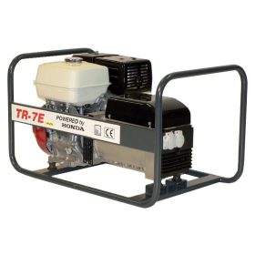   Tresz TR-7E AVR Egyfázisú Honda motoros áramfejlesztő Díjmentesen beüzemelve