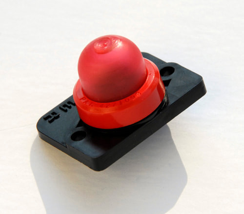 Karburátor szivatógomb Walbro  zárt, téglalap házzal utángyártott